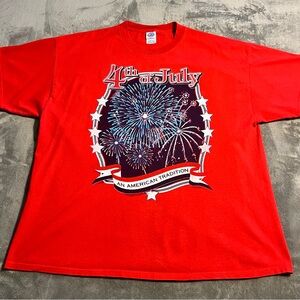 4th of July An American Tradition Patriotic Delta Pro Weight Size 2XL